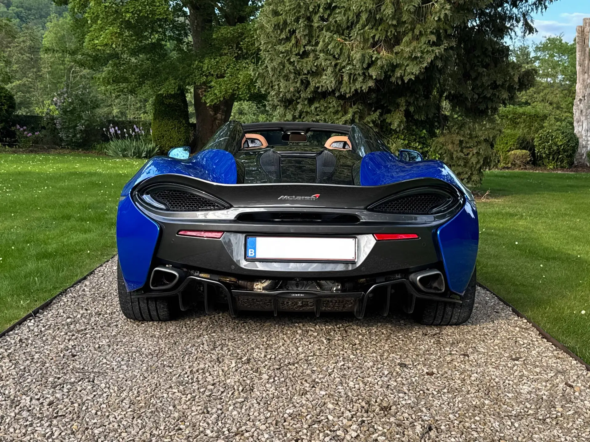 맥라렌 570S 570 Sport Spider 2018 파랑 사진 8