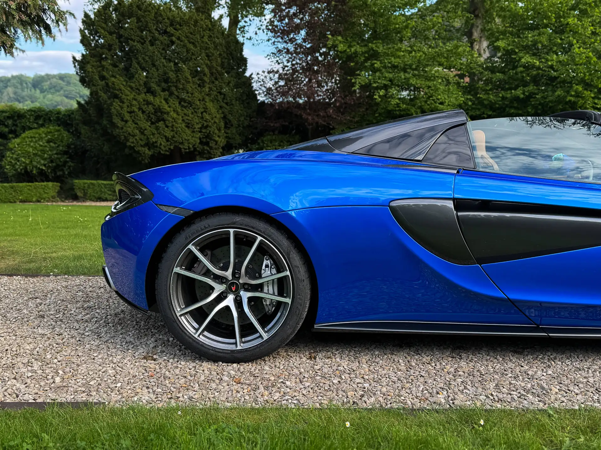 맥라렌 570S 570 Sport Spider 2018 파랑 사진 5