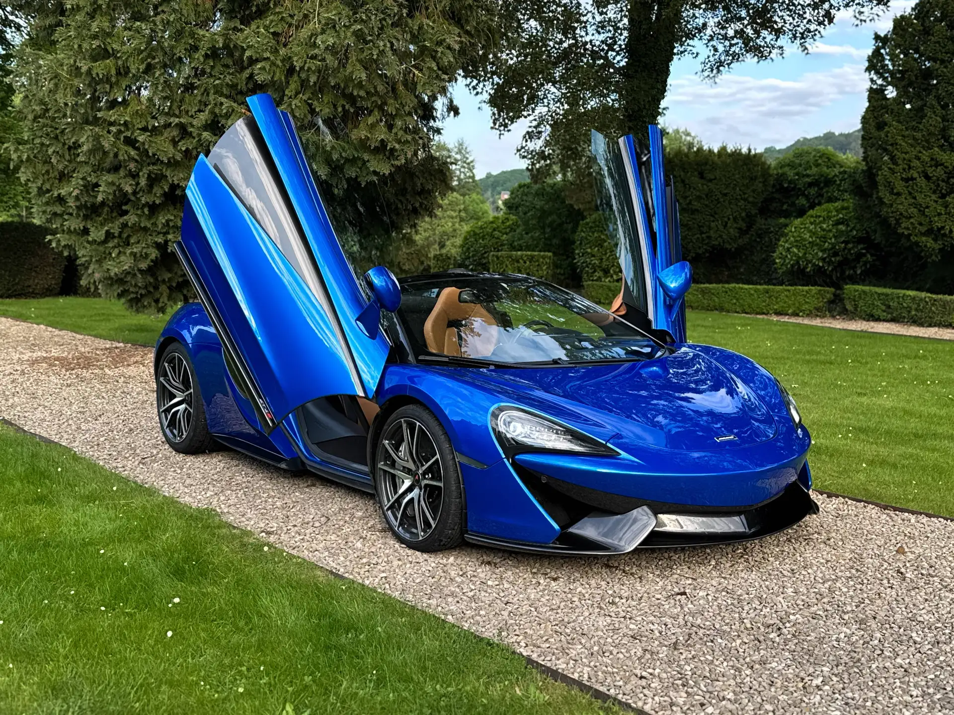 맥라렌 570S 570 Sport Spider 2018 파랑 사진 1