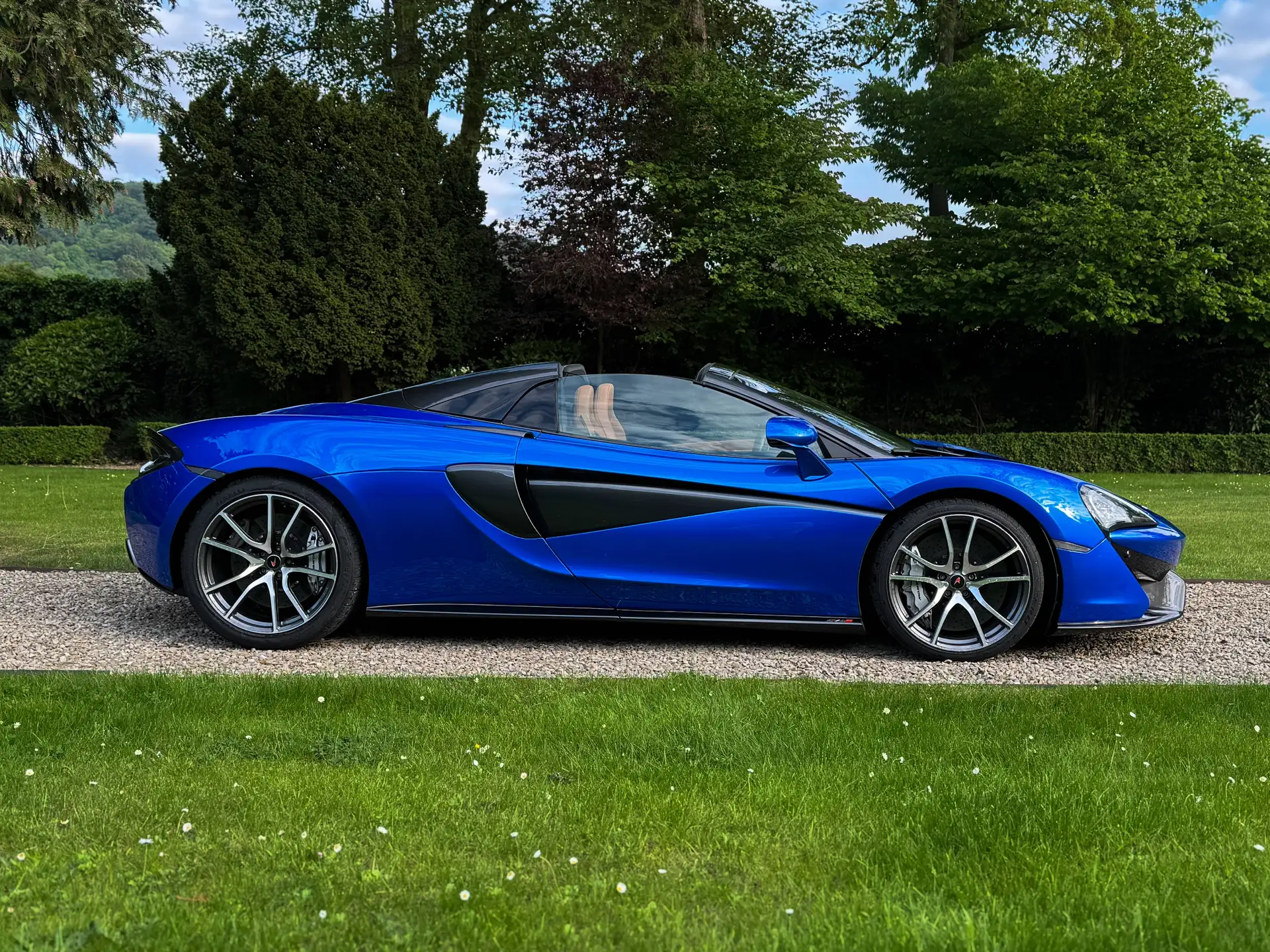 맥라렌 570S 570 Sport Spider 2018 파랑 사진 4
