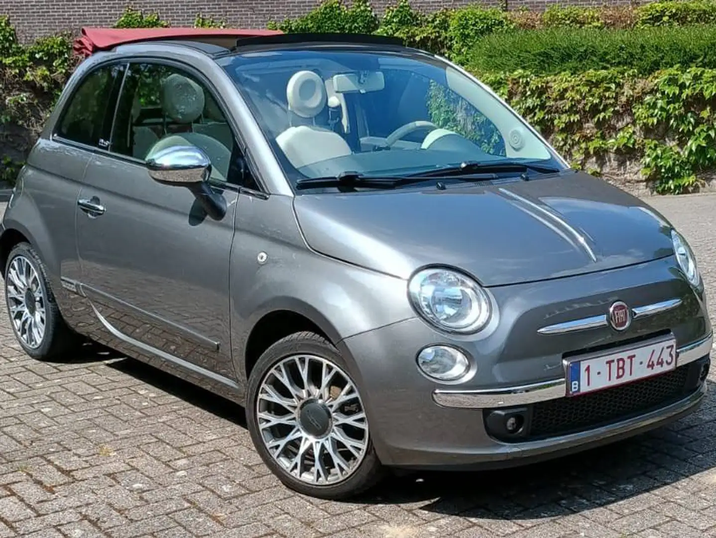 Fiat 500 500 1.2 Lounge Grijs - 1