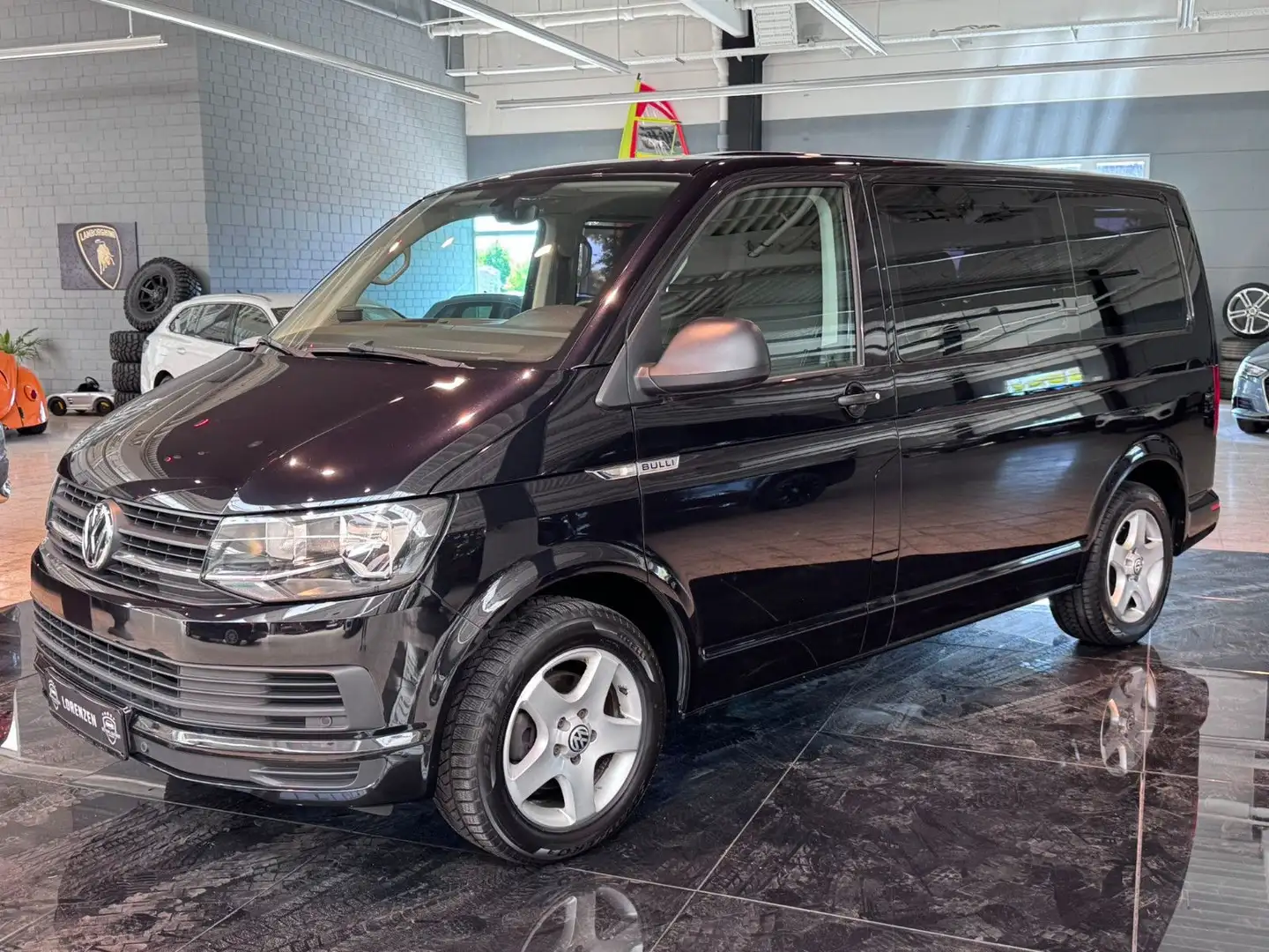 Volkswagen T6 Multivan DSG Bulli Tempo Sihzg PDC AHK 1.Hand Negro - 1