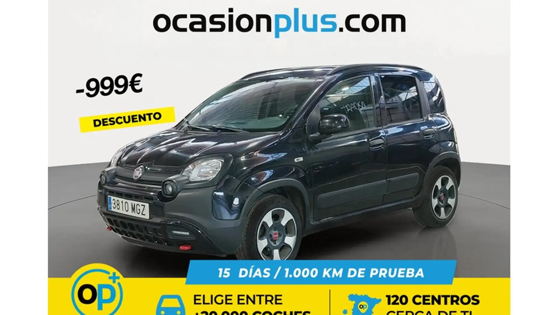 Fiat Panda 1.0 Gse Cross Hybrid Negro - 1