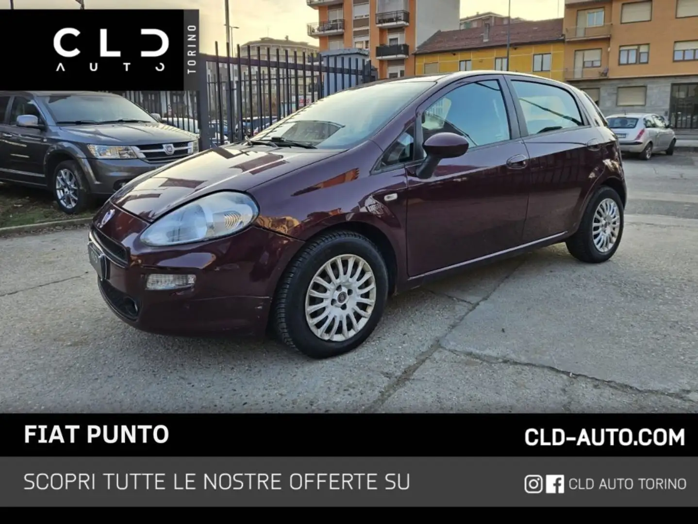 Fiat Punto 1.3 MJT II 75 CV 5 porte Street Rosso - 1