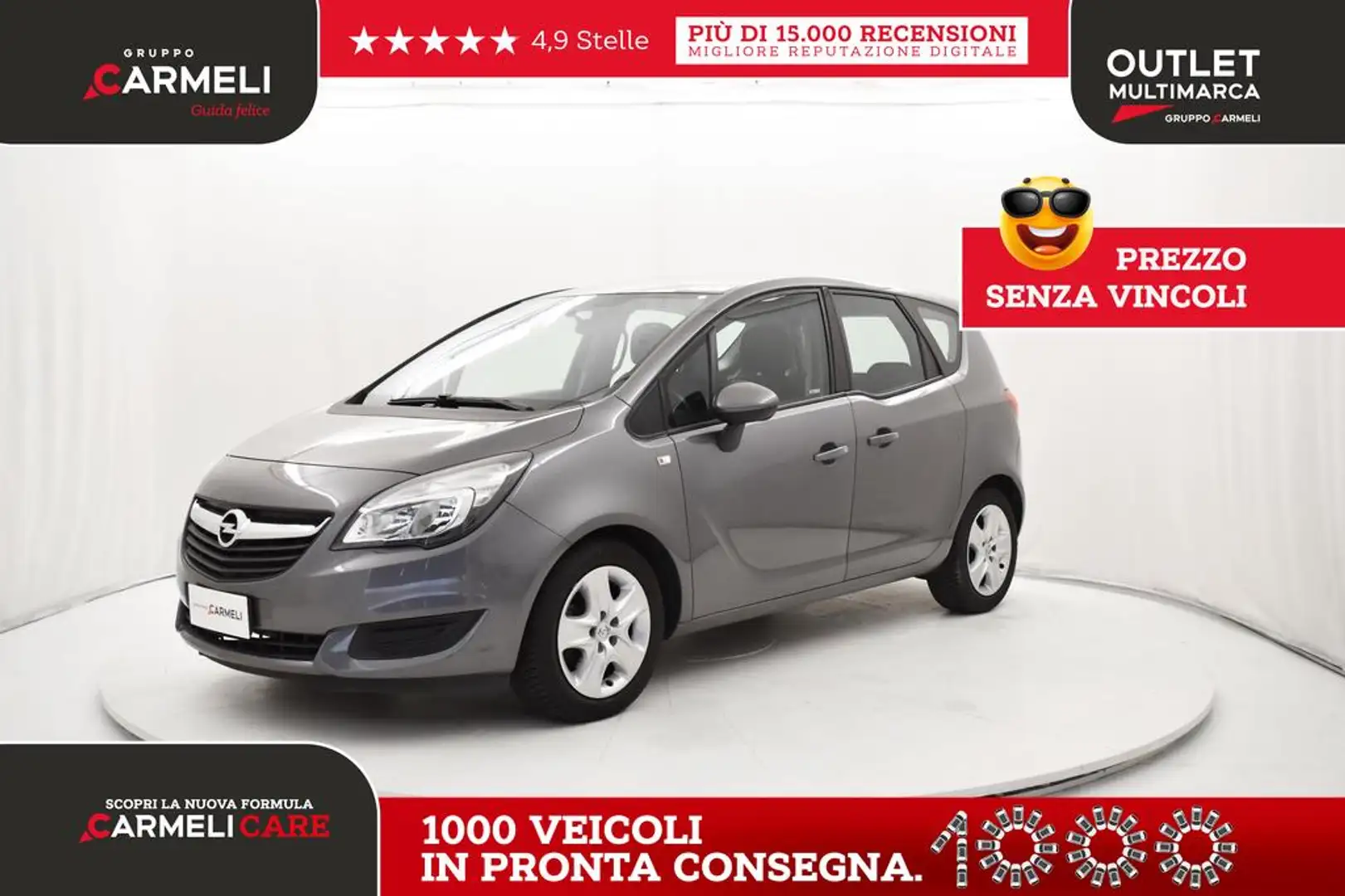 Opel Meriva 1.4 t. Advance (elective) Gpl-tech 120cv Grigio - 1