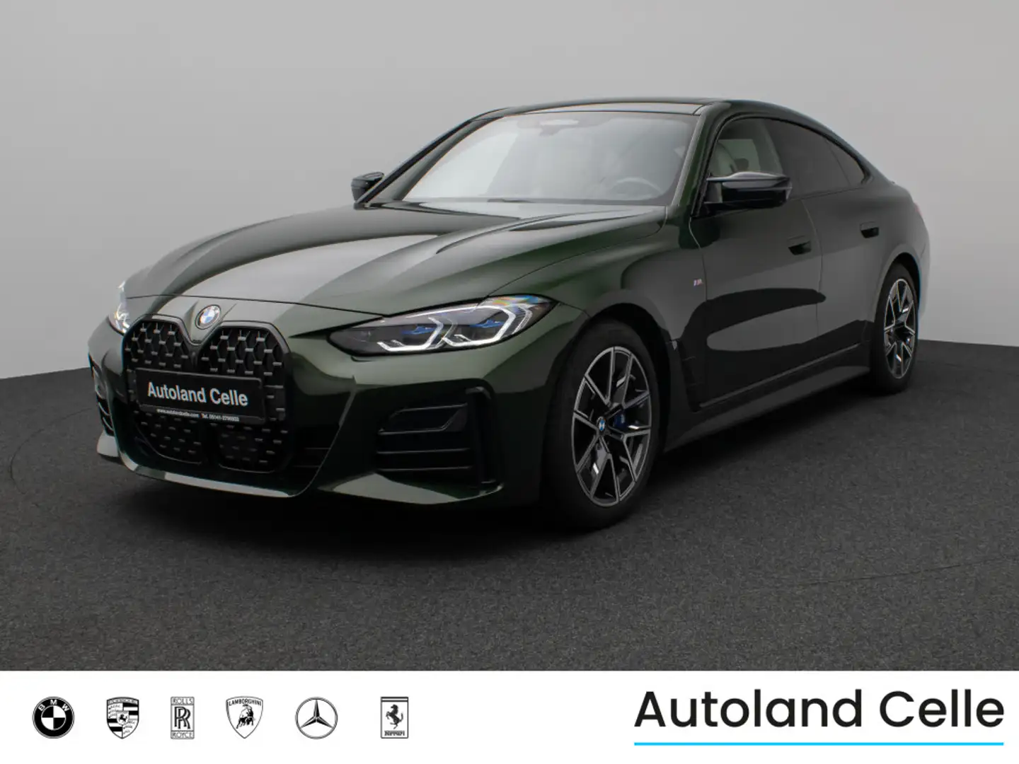 BMW 440 xD GC Glasdach Laser 360°HUD DAB HiFi ACC Grün - 1