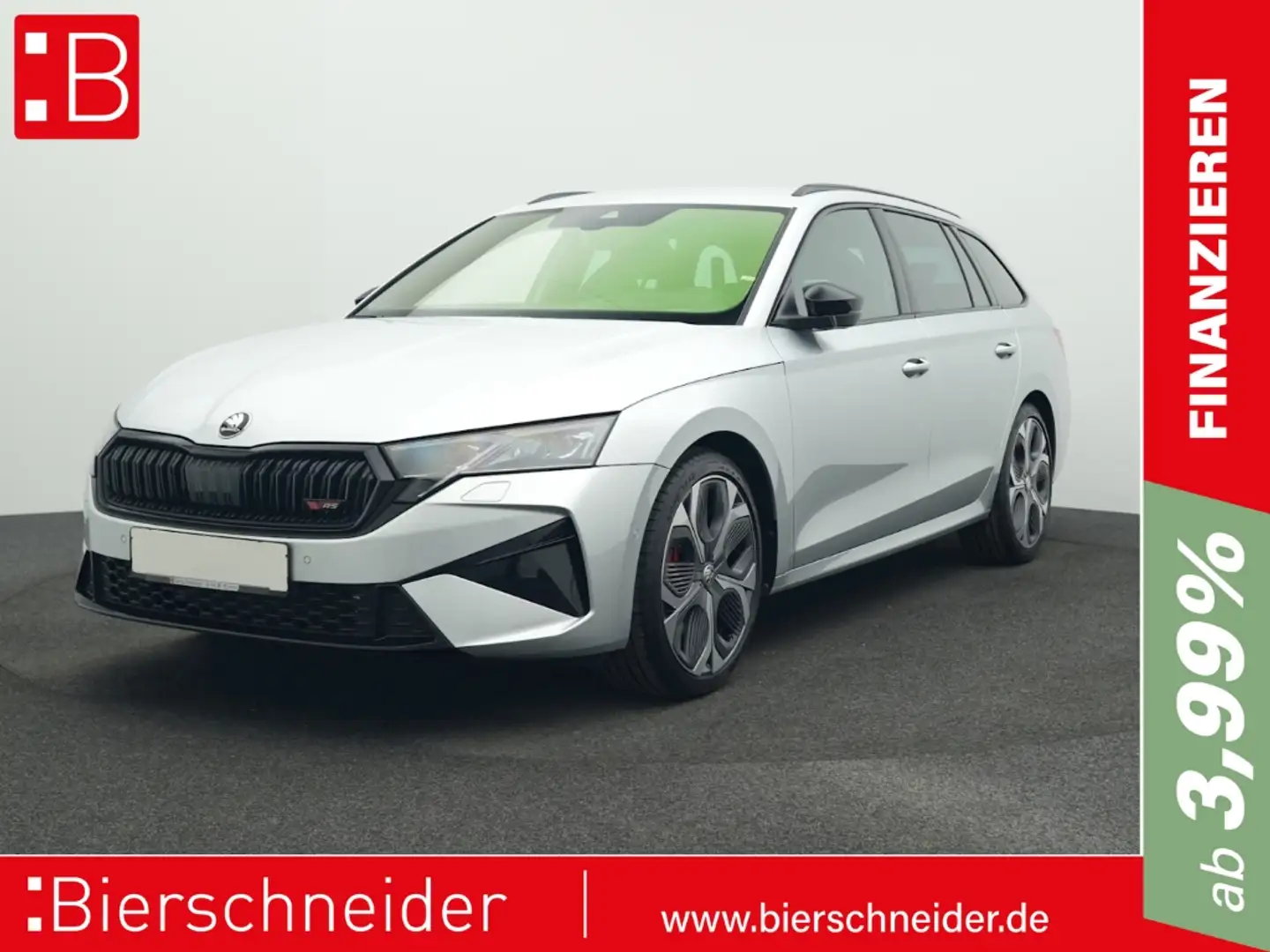 Skoda Octavia Combi 2.0 TSI DSG RS FACELIFT AHK MATRIX ALU 19 Silber - 1