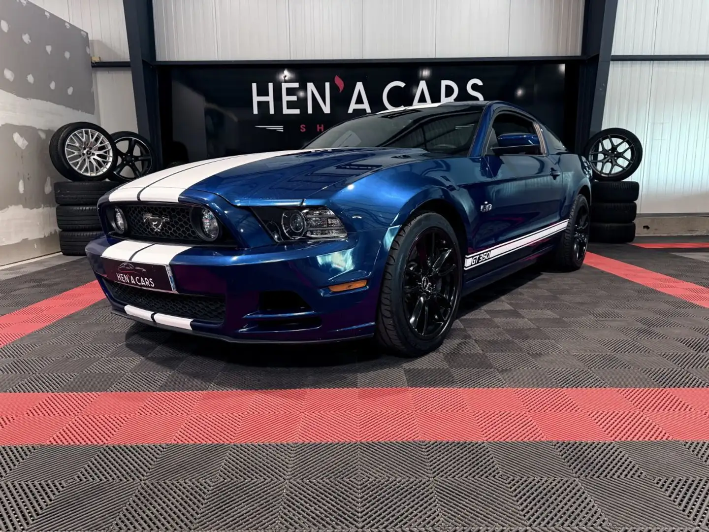Ford Mustang GT 5.0 V8 412 CV Bleu - 1