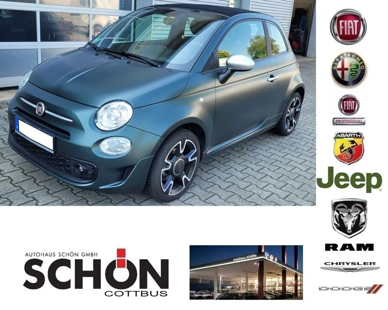 Fiat 500C ROCKSTAR Grün - 1