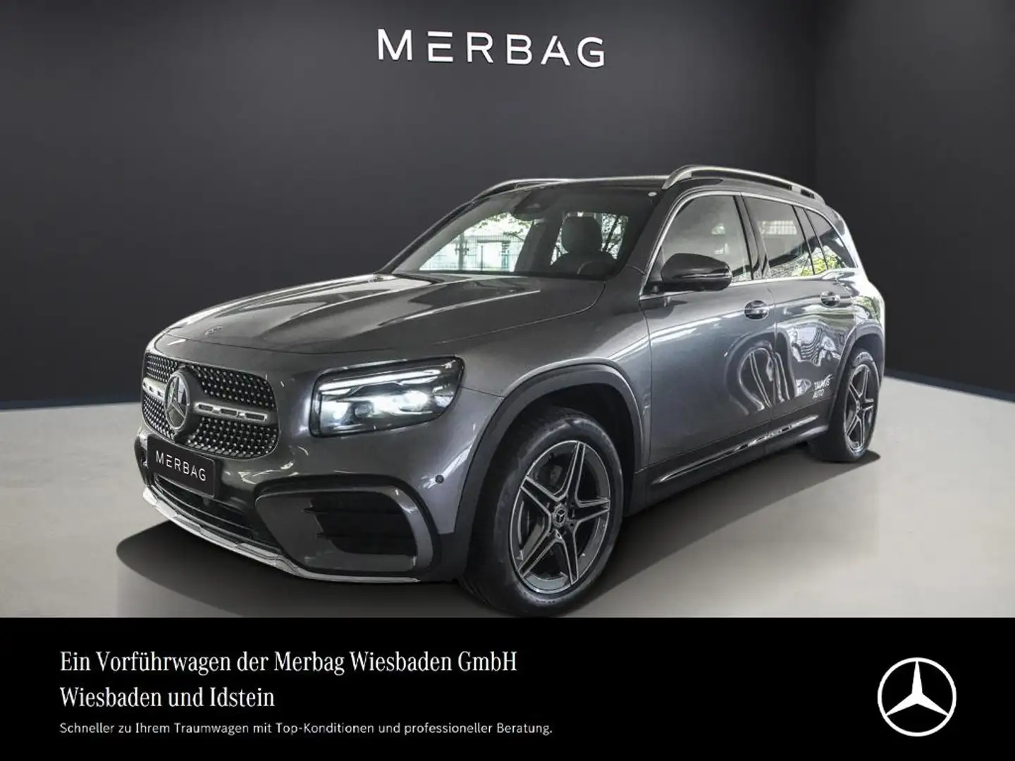 Mercedes-Benz GLB 200 AMG-DISTRONIC-MEMORY-KAM-AHK-UVP 62.200,- Grau - 1