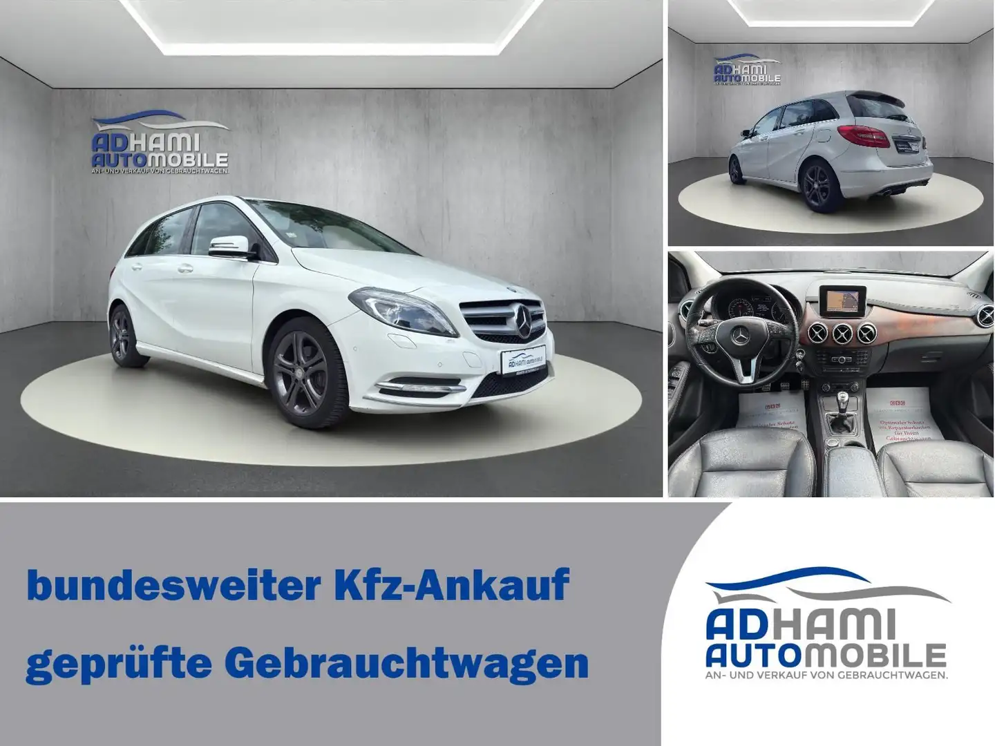 Mercedes-Benz B 200 CDI/LED/NAVI/VOLLEDER/EDELHOLZ/TÜV NEU! Alb - 2