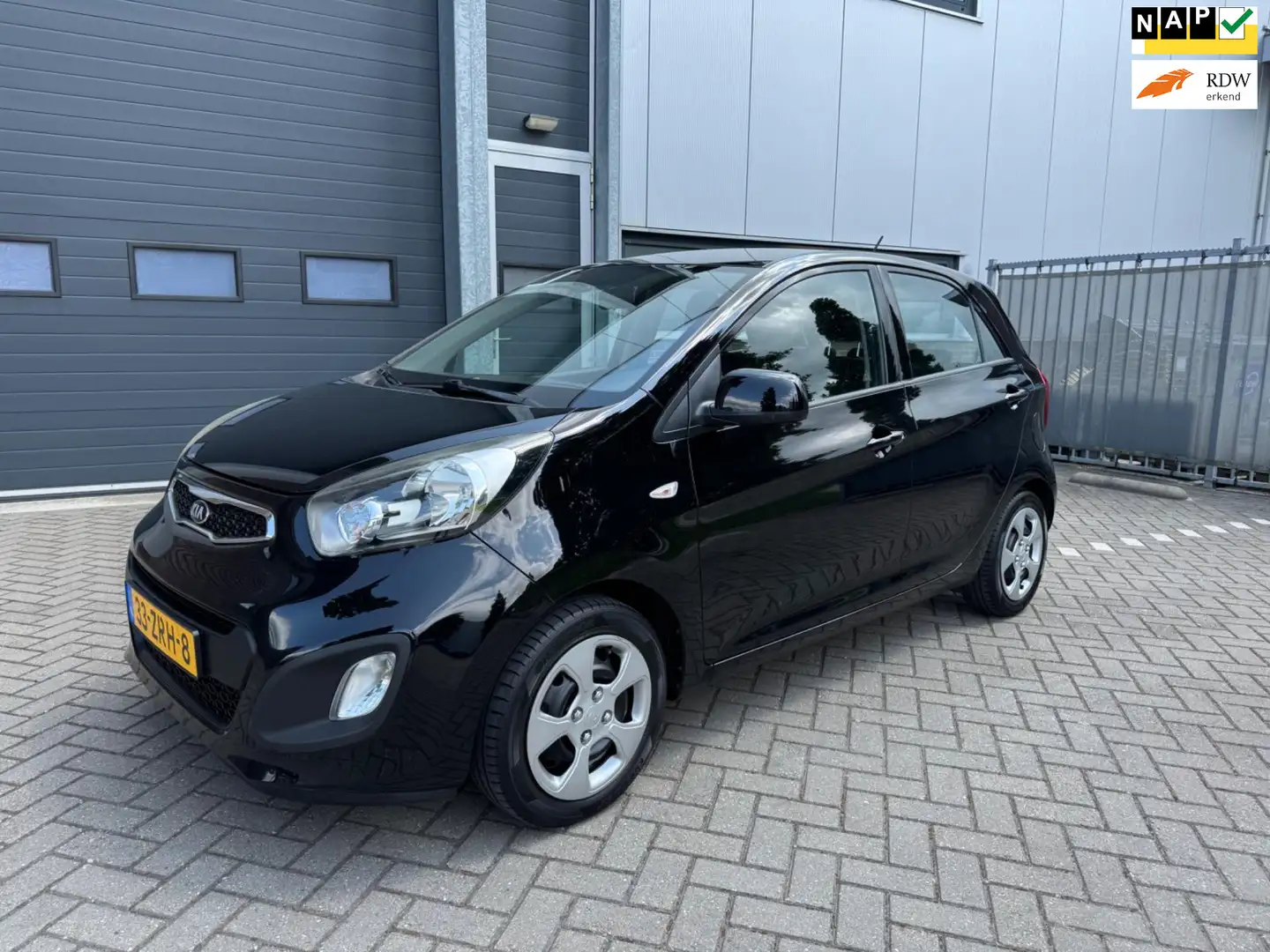 Kia Picanto 1.0 CVVT Comfort Pack, Airco, 1e eigenaar, Dealero Zwart - 1