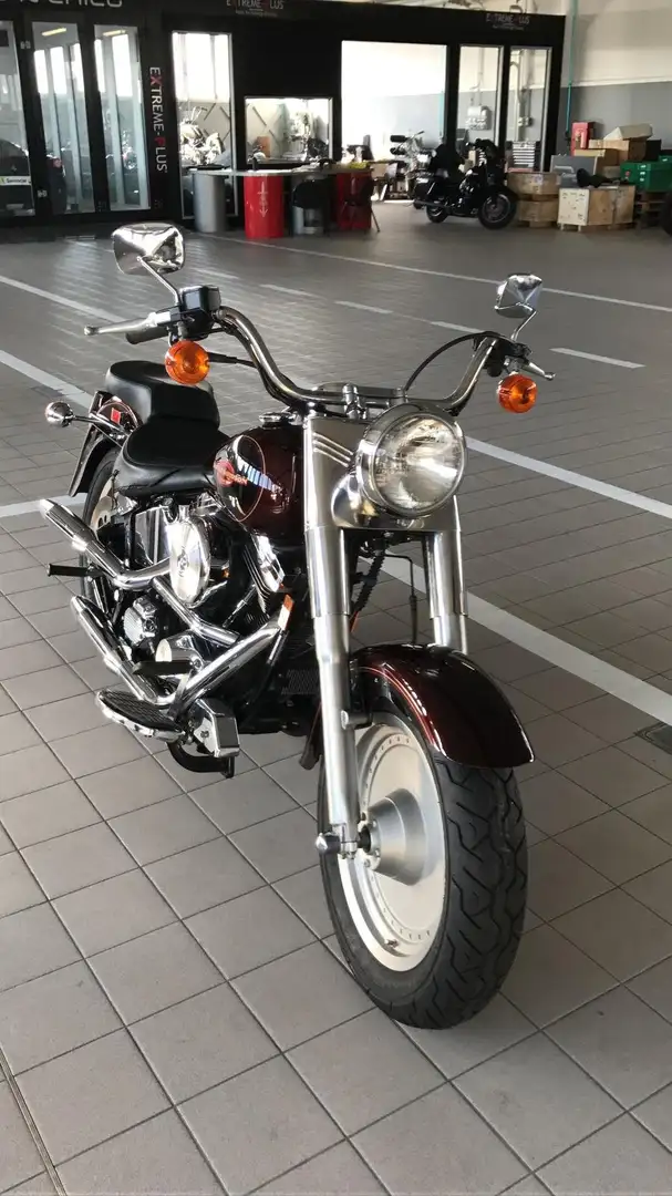 Harley-Davidson Fat Boy FLSTF Rood - 1