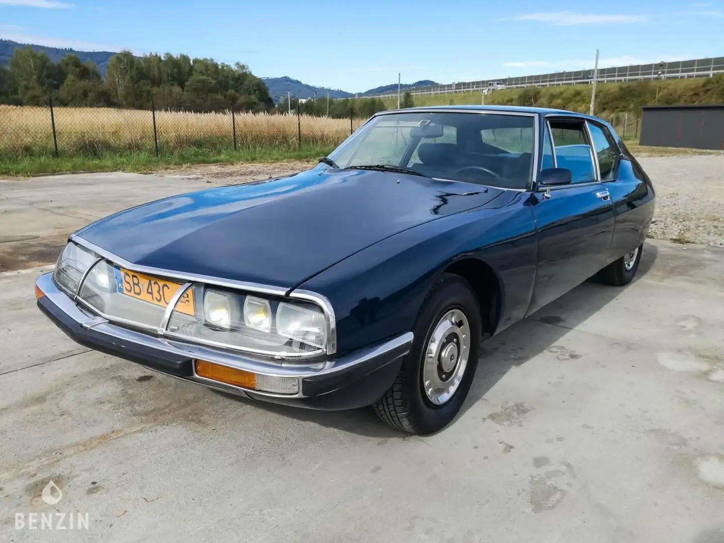 Citroen SM 2.7L 6 Zylinder Maserati Kék - 2