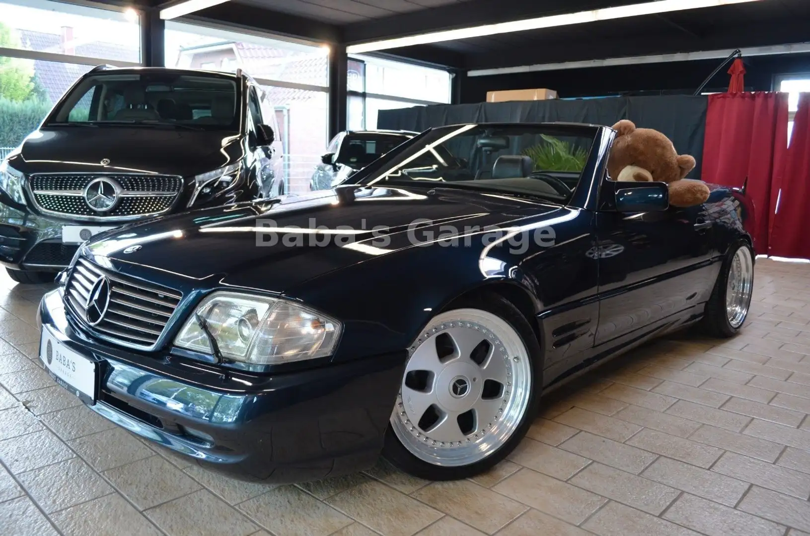 Mercedes-Benz SL 500 AMG Motorrevision bei VÄTH dt. Fahrzeug Negro - 1