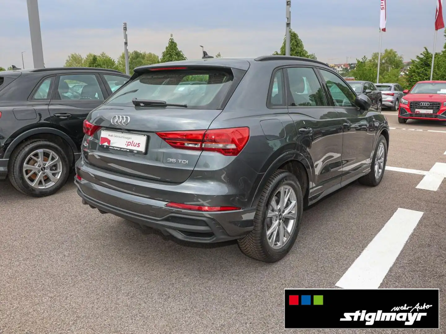 Audi Q3 S line 35 TDI S-tronic ACC+KAMERA+NAVI+VC+18` Gris - 2