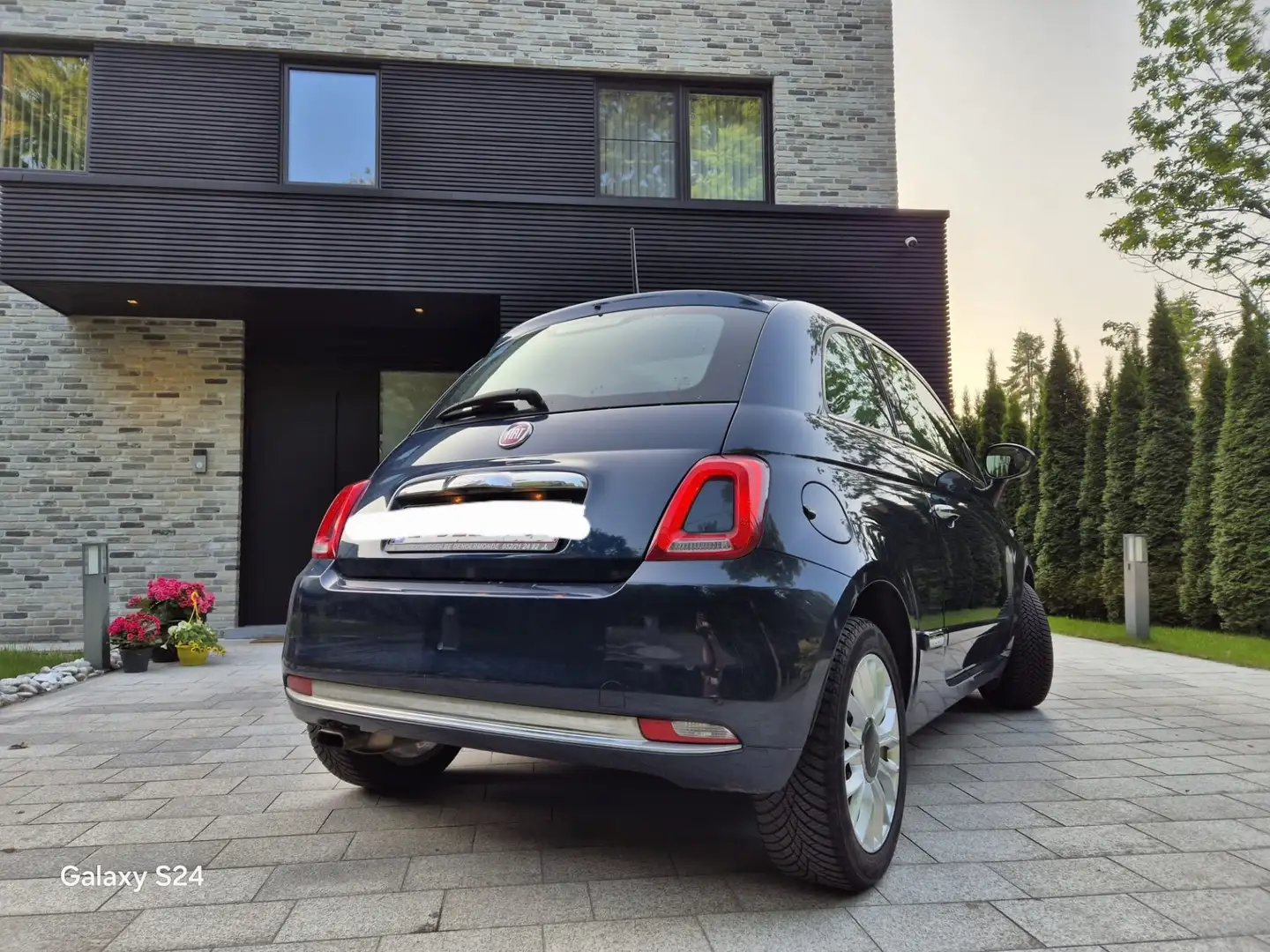 Fiat 500 500 1.2 Lounge Bleu - 2