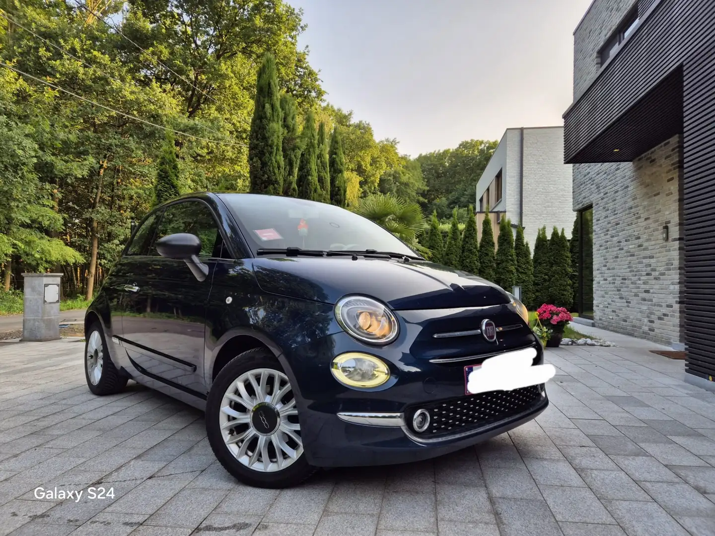 Fiat 500 500 1.2 Lounge Bleu - 1