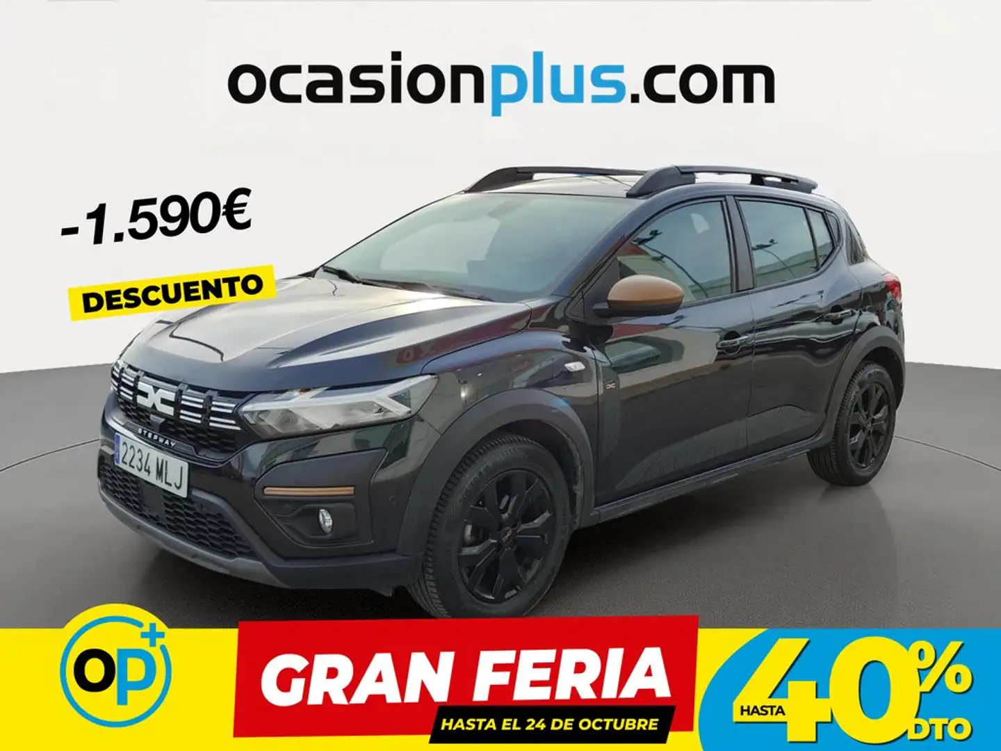 Dacia Sandero Stepway ECO-G Extreme Go 74kW Negro - 1
