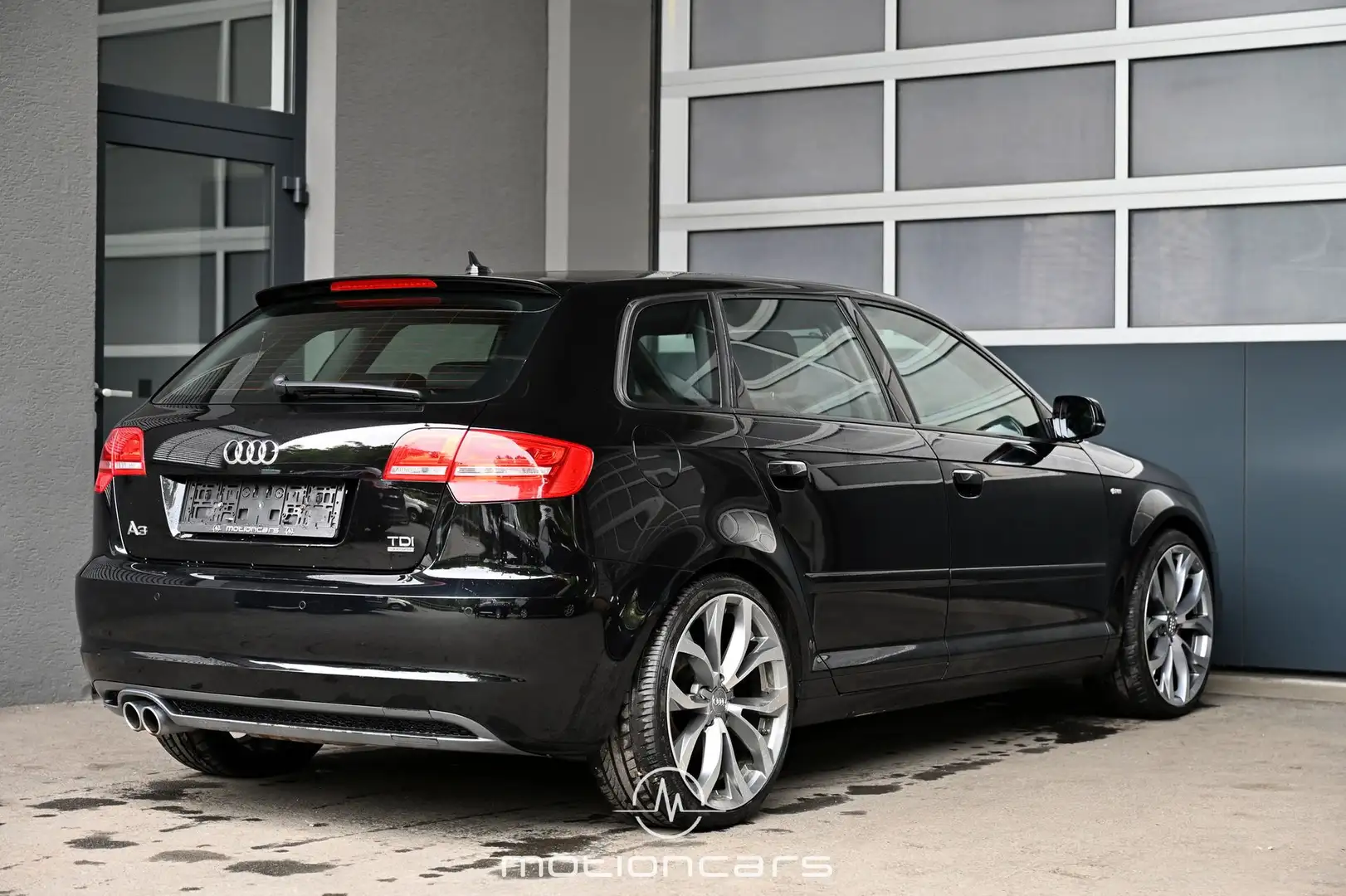 Audi A3 2.0 TDI quattro DPF Sportback S-Line Pickerl NEU Schwarz - 2