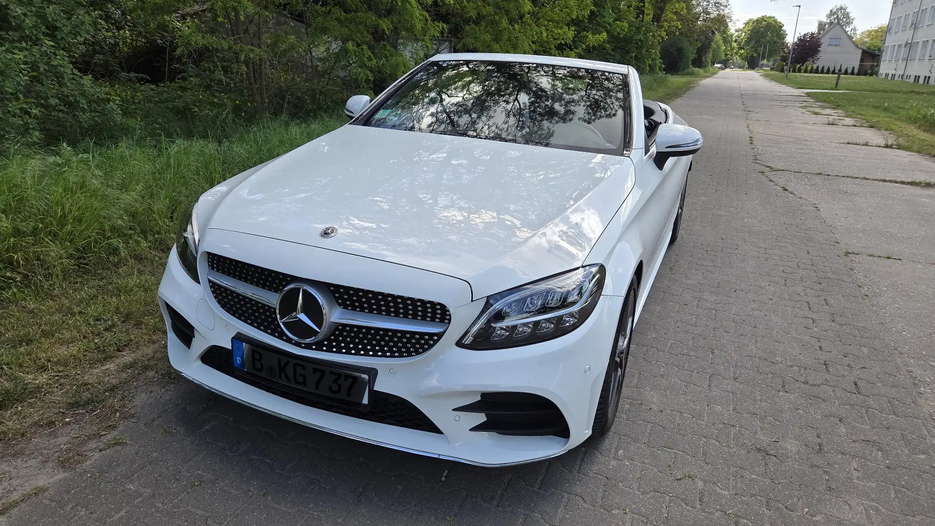 Mercedes-Benz C 180 AMG Line + 3J MB-100 Garantie Weiß - 2