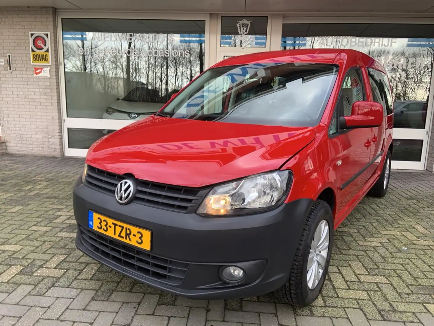 Volkswagen Caddy Maxi 1.2 TSI Trendline BTW VEREKENBAAR 7 PERSOONS Rood - 1