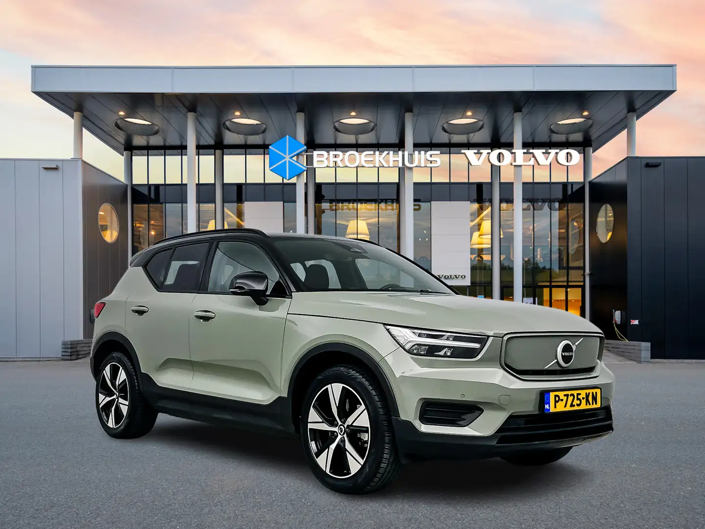 Volvo XC40 Recharge Plus | Leder/Nubuck | Trekhaak | Getint g Groen - 2