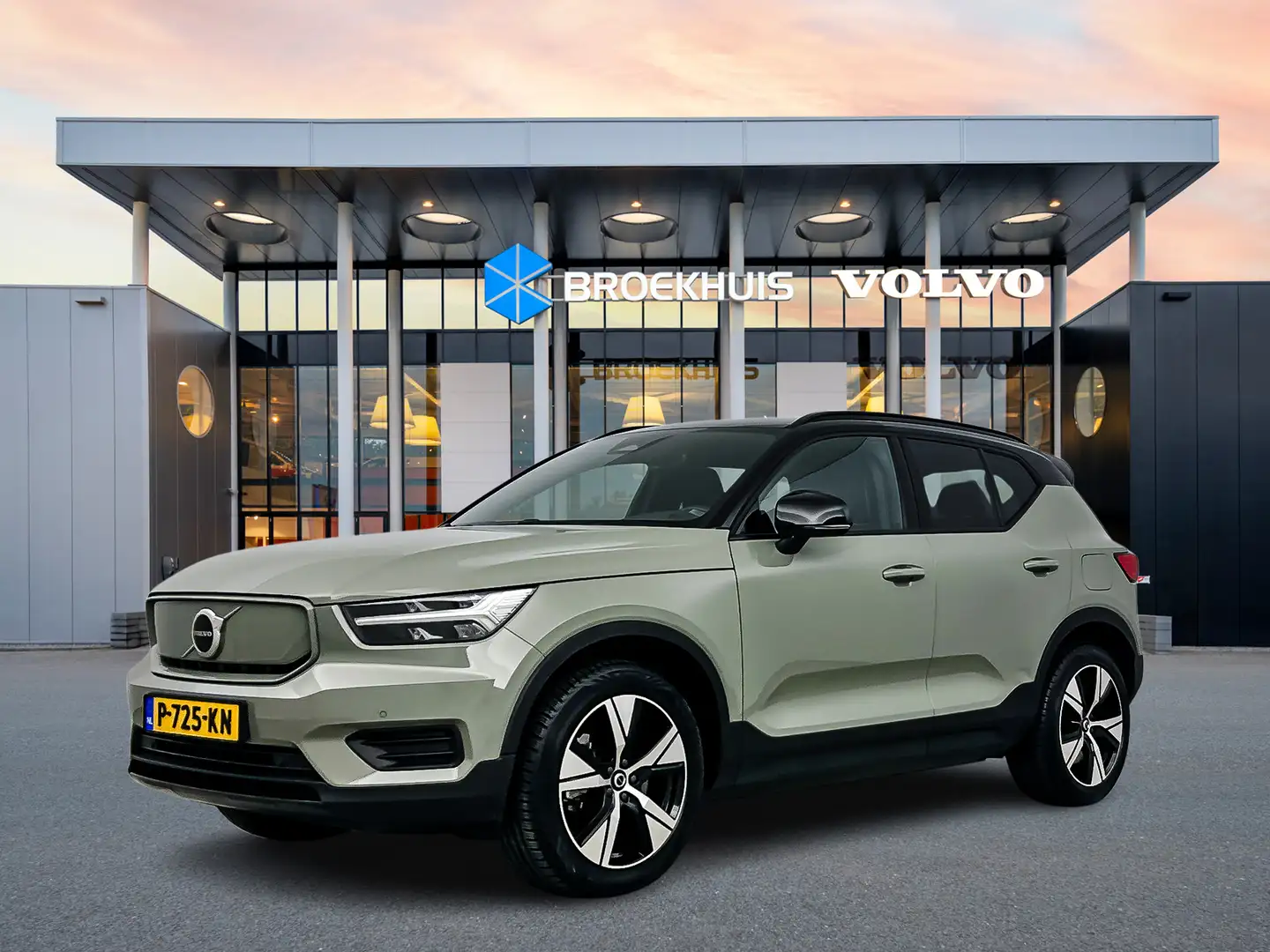 Volvo XC40 Recharge Plus | Leder/Nubuck | Trekhaak | Getint g Groen - 1