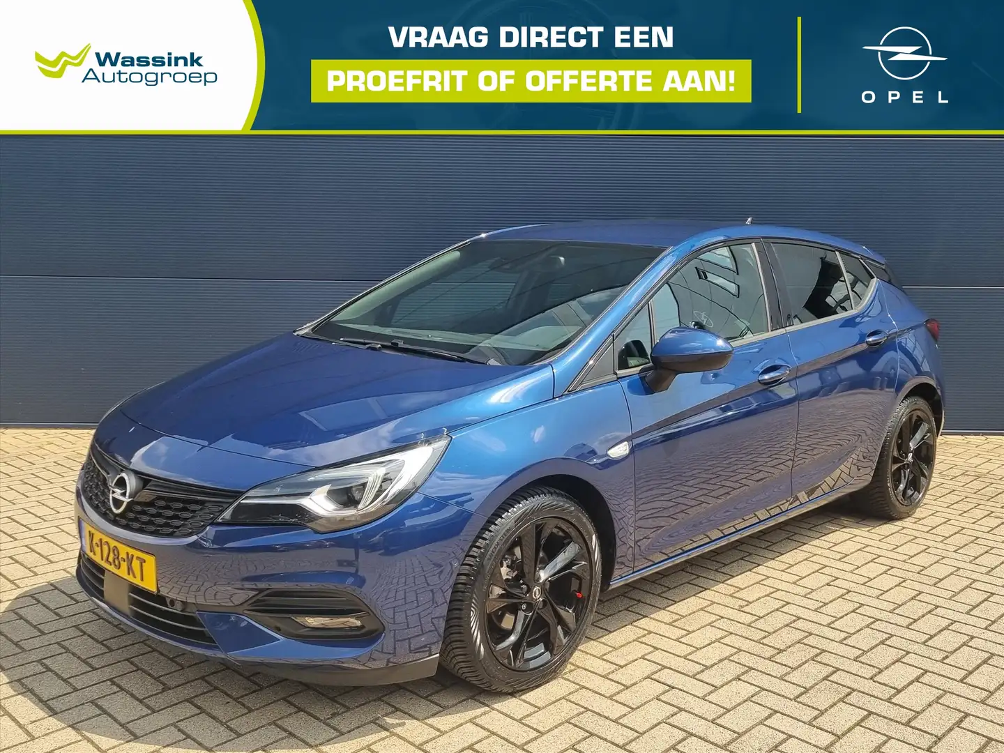 Opel Astra 1.4 Turbo 145pk Ultimate Automaat I Camera | Alcan Blau - 1