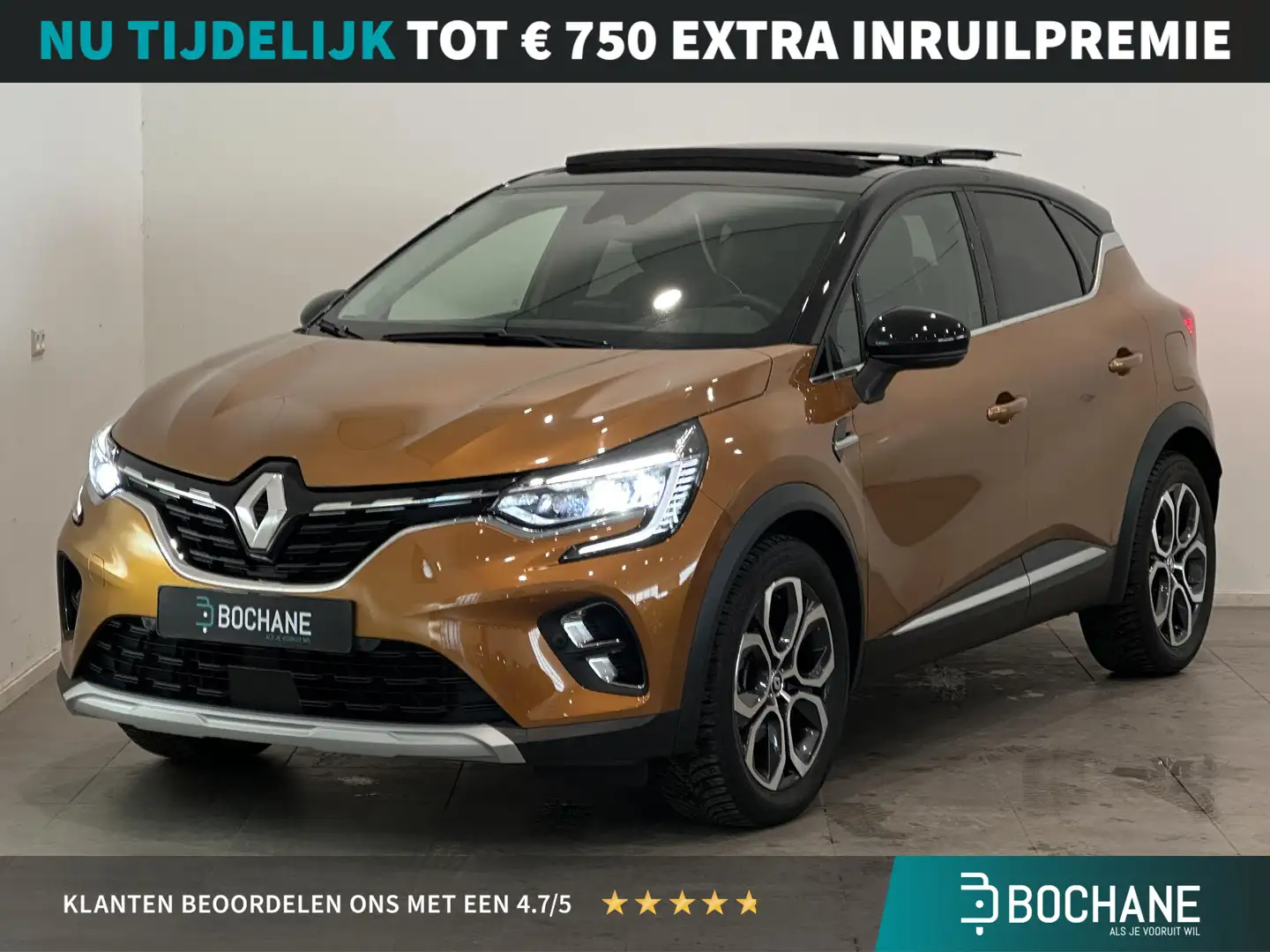 Renault Captur 1.6 E-Tech Plug-in Hybrid 160 Techno | Panoramadak Orange - 1