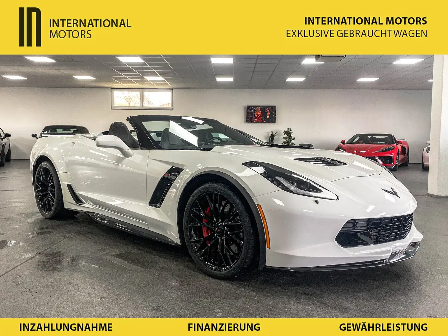 Corvette Z06 Cabrio Aut./Kamera/LED/Leder/Head-Up White - 1