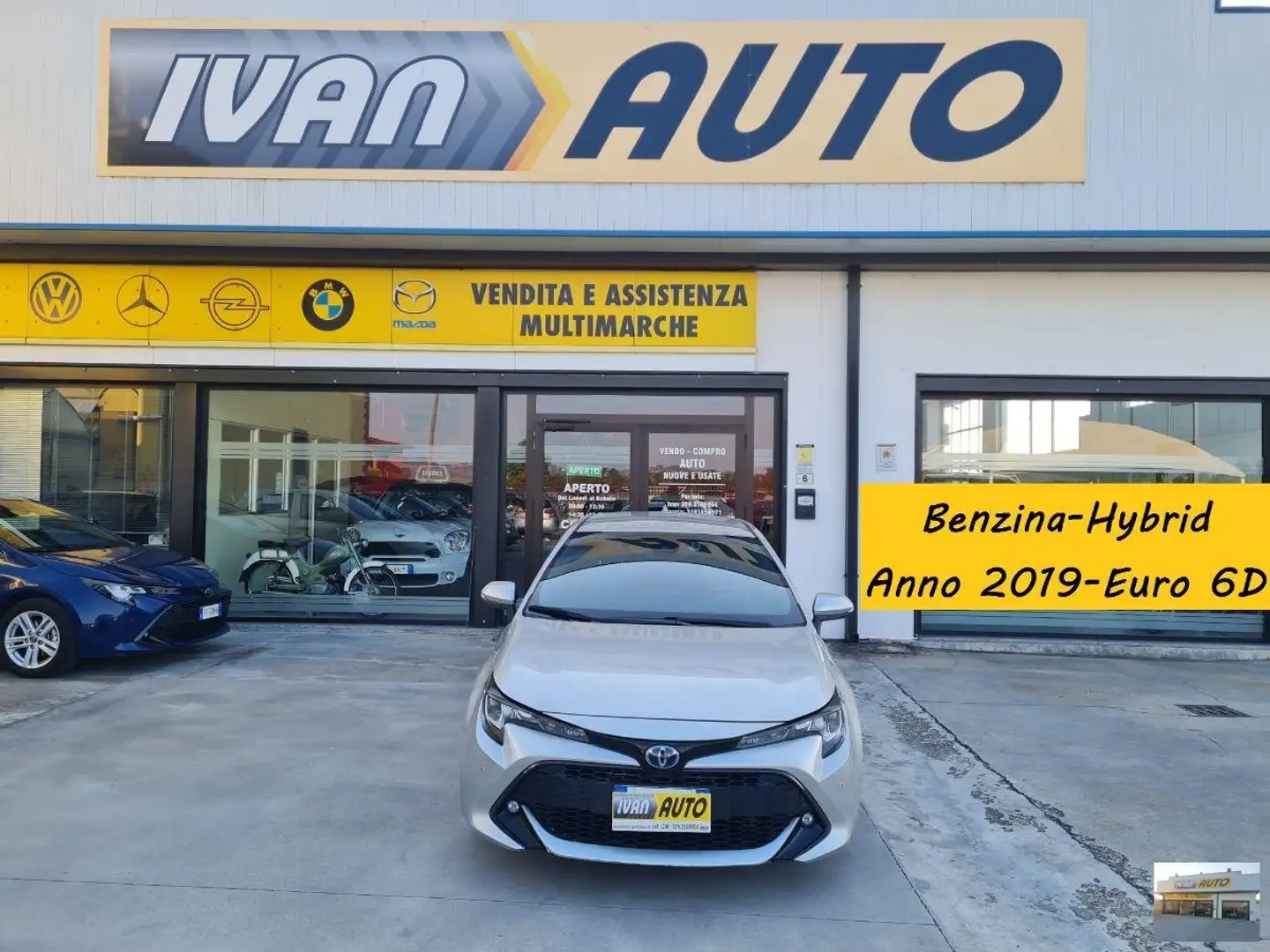 Toyota Corolla 1.8 Hybrid Active-4 ANNI GARANZIA Zilver - 1
