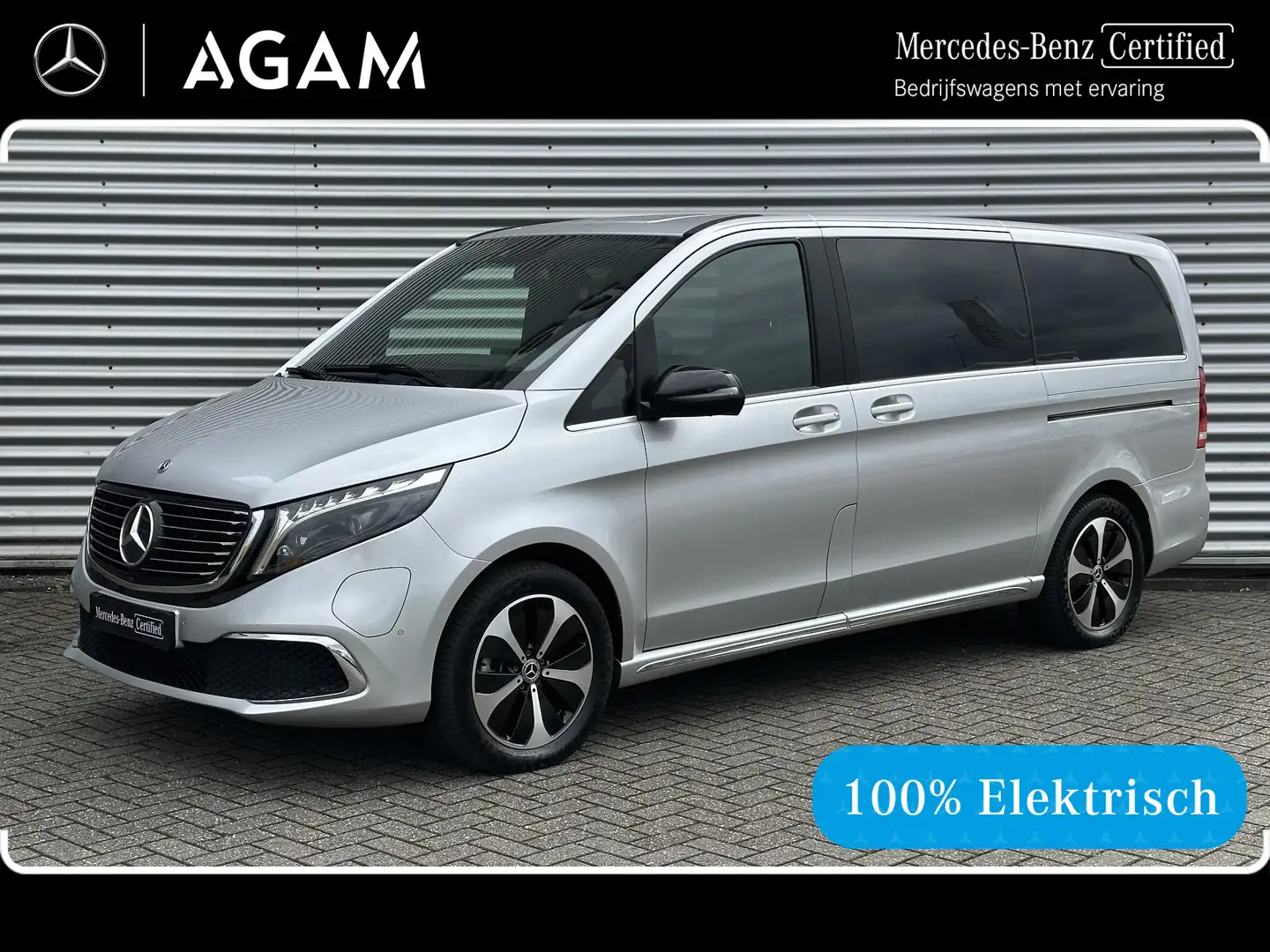 Mercedes-Benz EQV 300 L2 Avantgarde Limited 7-Persoons 90 kWh 100% Elekt Gris - 1