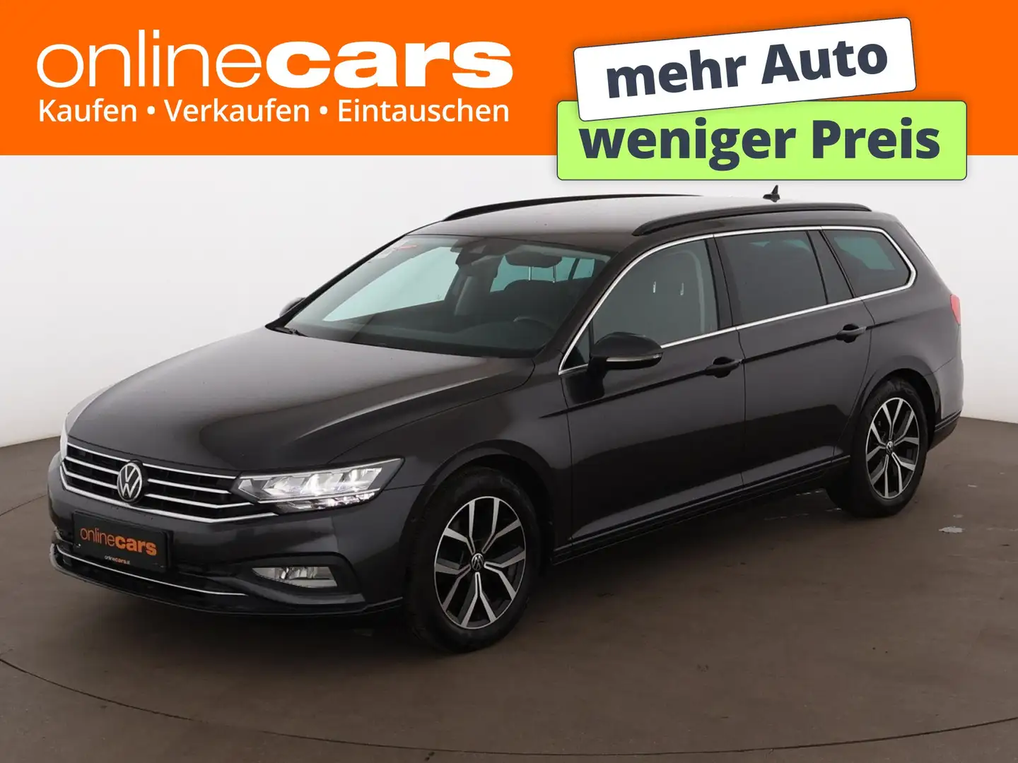 Volkswagen Passat Variant 2.0 TDI Business Aut LED STANDHZG Grau - 1