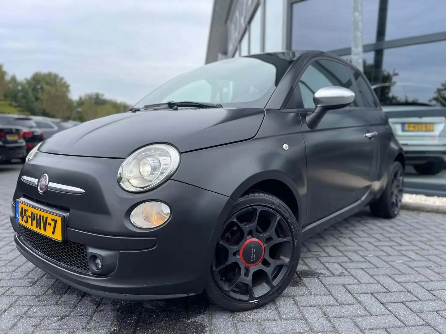 Fiat 500 0.9 TwinAir Blackjack | Uniek | 77.000 NAP | Leder Zwart - 2