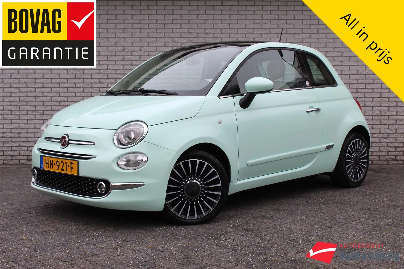 Fiat 500 0.9 Twinair Turbo Lounge Society | Panoramadak | N Groen - 1