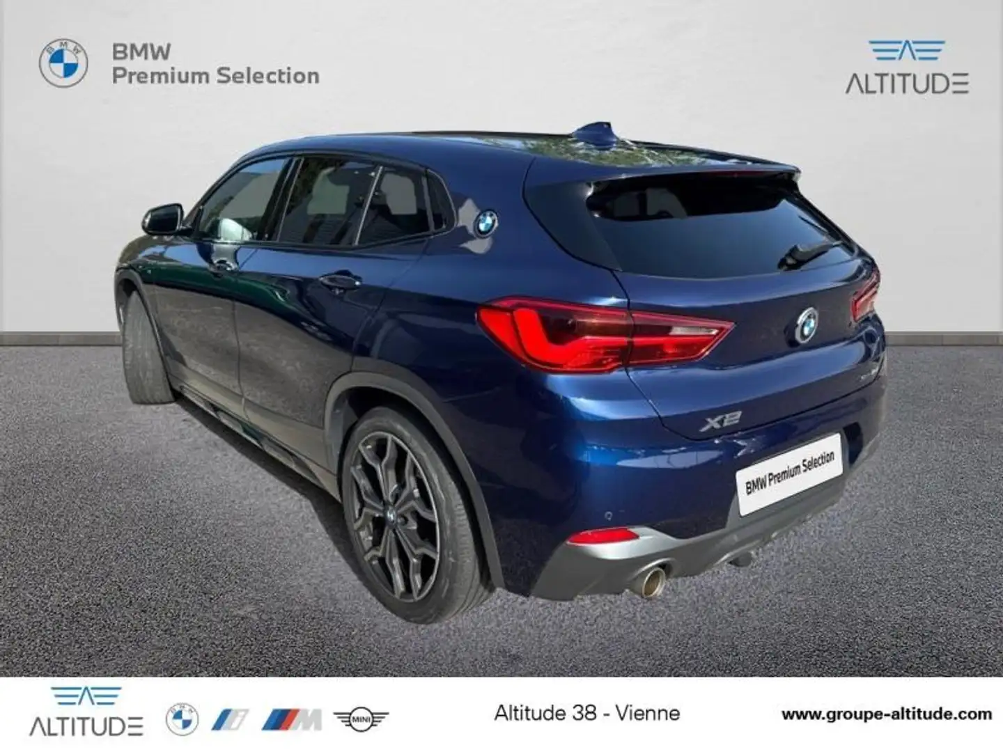 BMW X2 sDrive18iA 140ch M Sport X DKG7 Euro6d-T 129g Bleu - 2