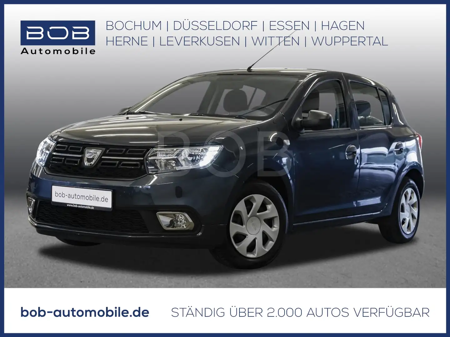 Dacia Sandero Essential SCe 75 Klima+8-fach bereift Grigio - 1