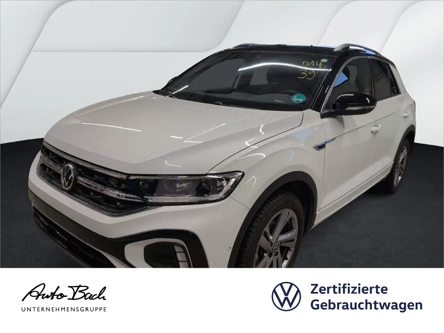 Volkswagen T-Roc T-ROC 1.5 TSI DSG R-Line, Navi, LED, AHK, Rückfa Weiß - 1