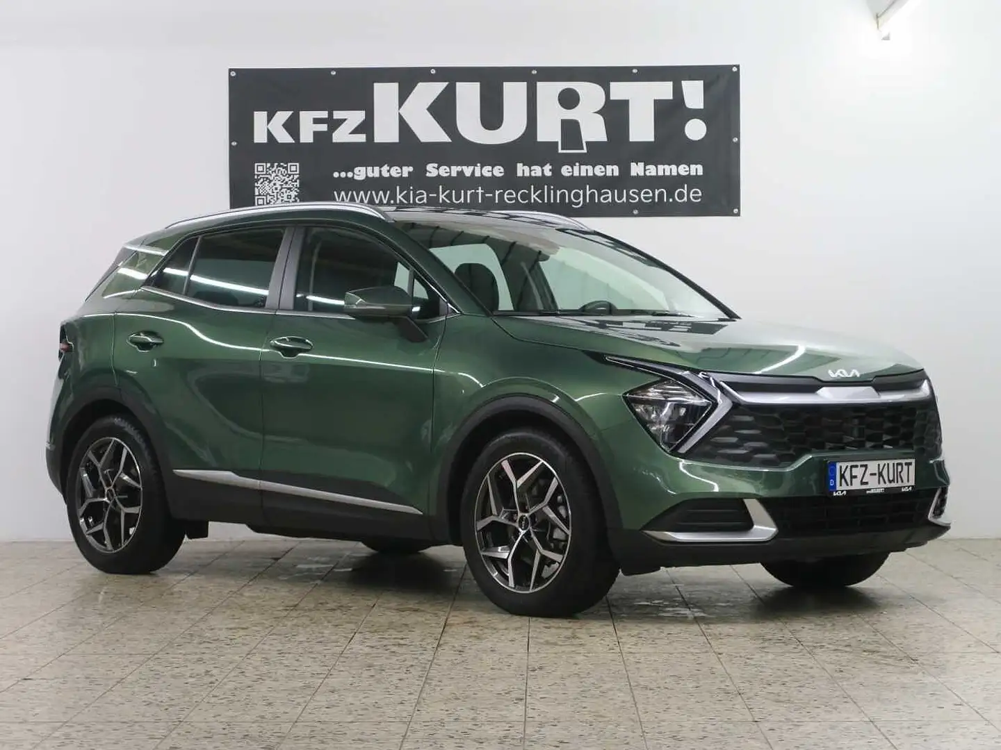 Kia Sportage 1.6 T-GDI 2WD ISG 48V DCT Edition 7 Grün - 1