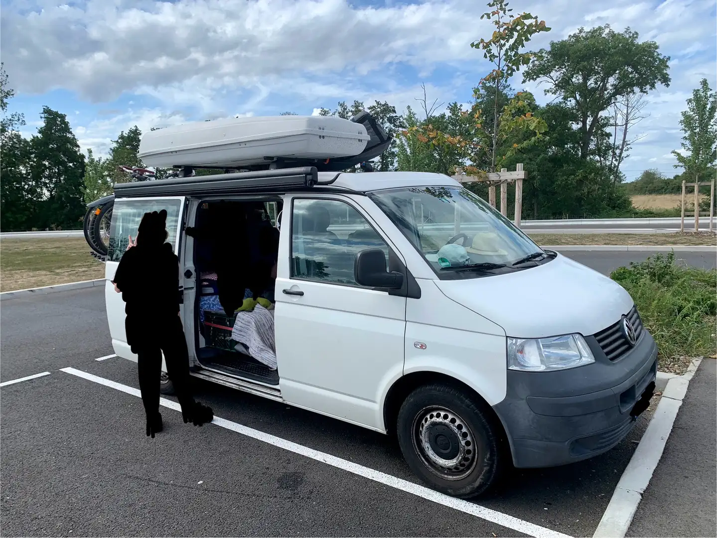 Volkswagen T5 Kombi Transporter Weiß - 2