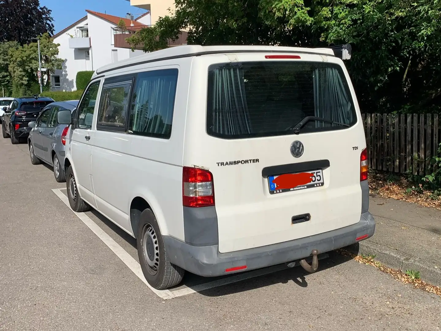 Volkswagen T5 Kombi Transporter Weiß - 2