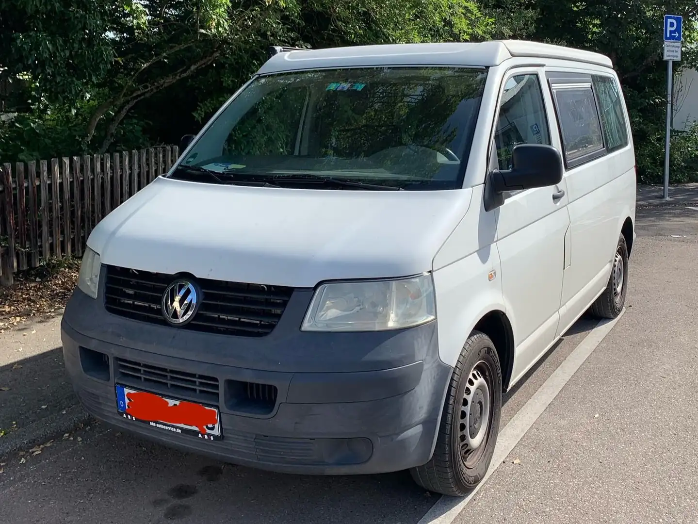 Volkswagen T5 Kombi Transporter Weiß - 1