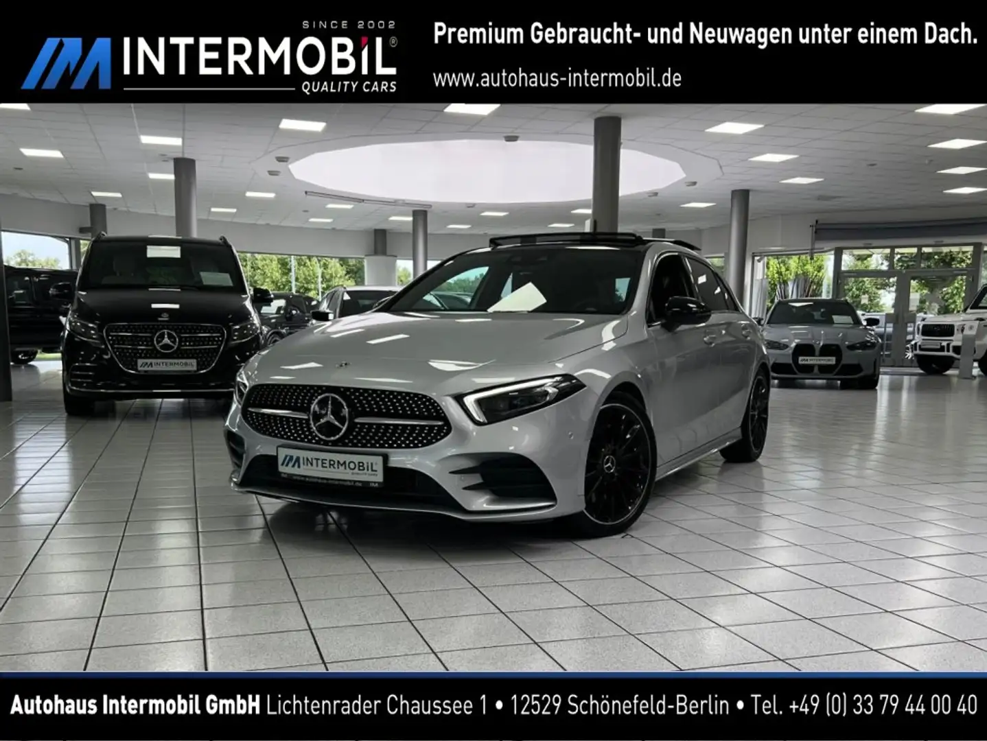 Mercedes-Benz A 250 AMG*NIGHT*MBEAM*PANO*BURM*MEMO*DISTR*360° Plateado - 1
