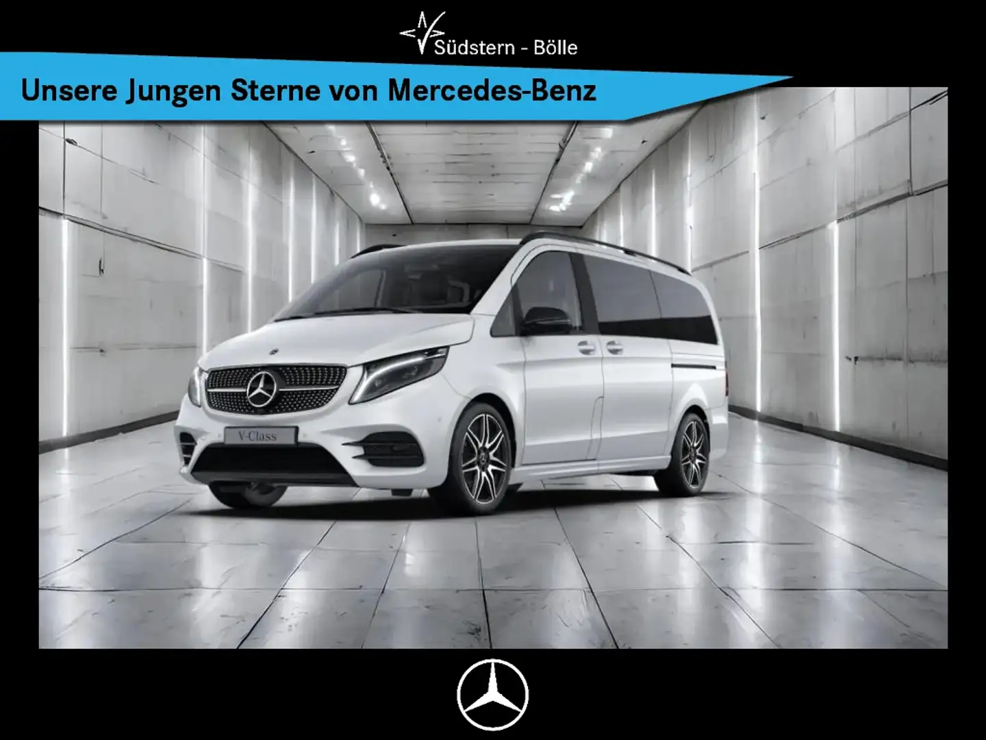 Mercedes-Benz V 300 EDITION  4M+AMG+DIST+MBUX+LED+KAM+KLIM+AHK Blanc - 1