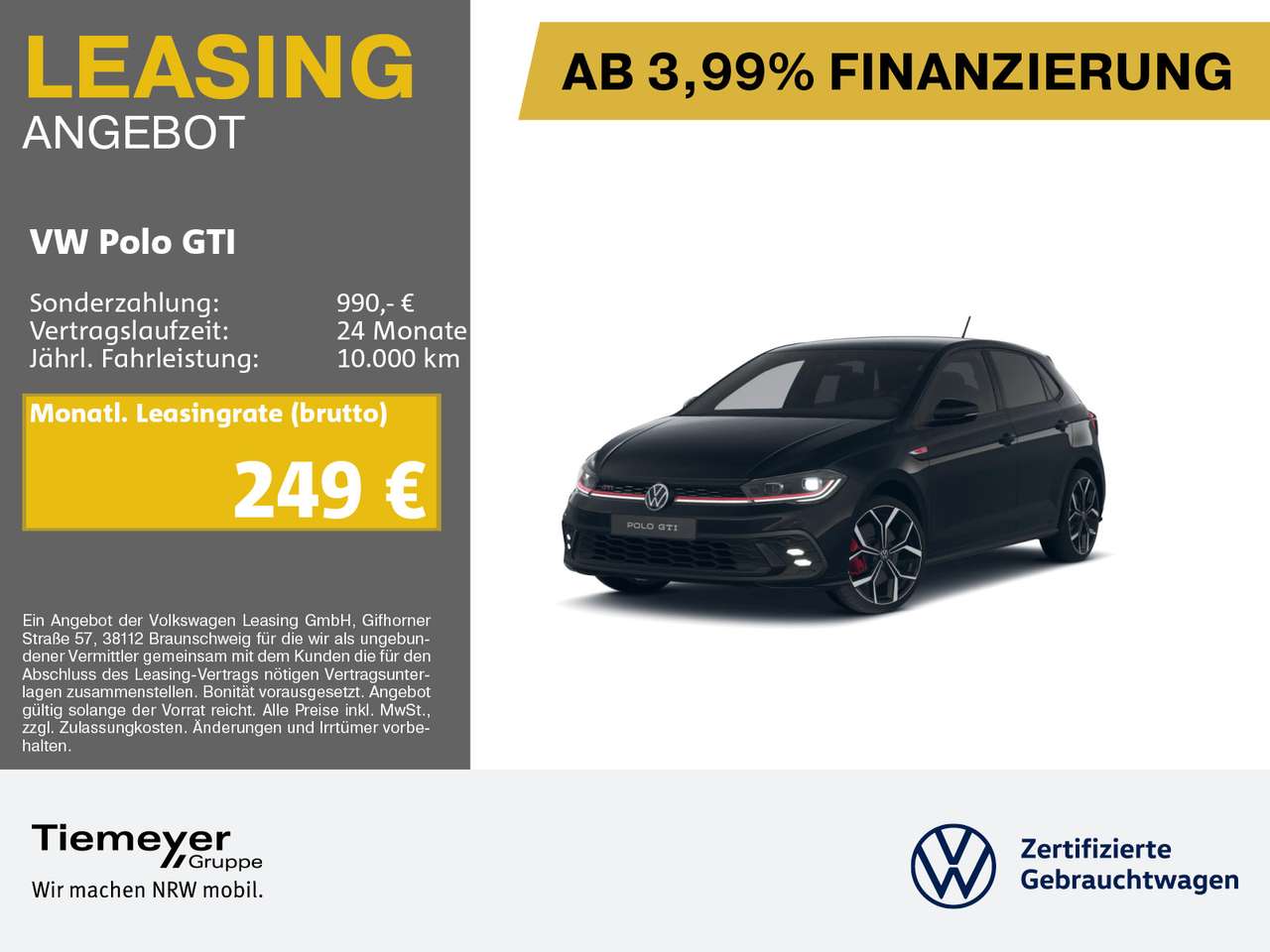 Volkswagen Polo GTI — Volkswagen Polo GTI LEDER LM18 ASSIST KEYLESS