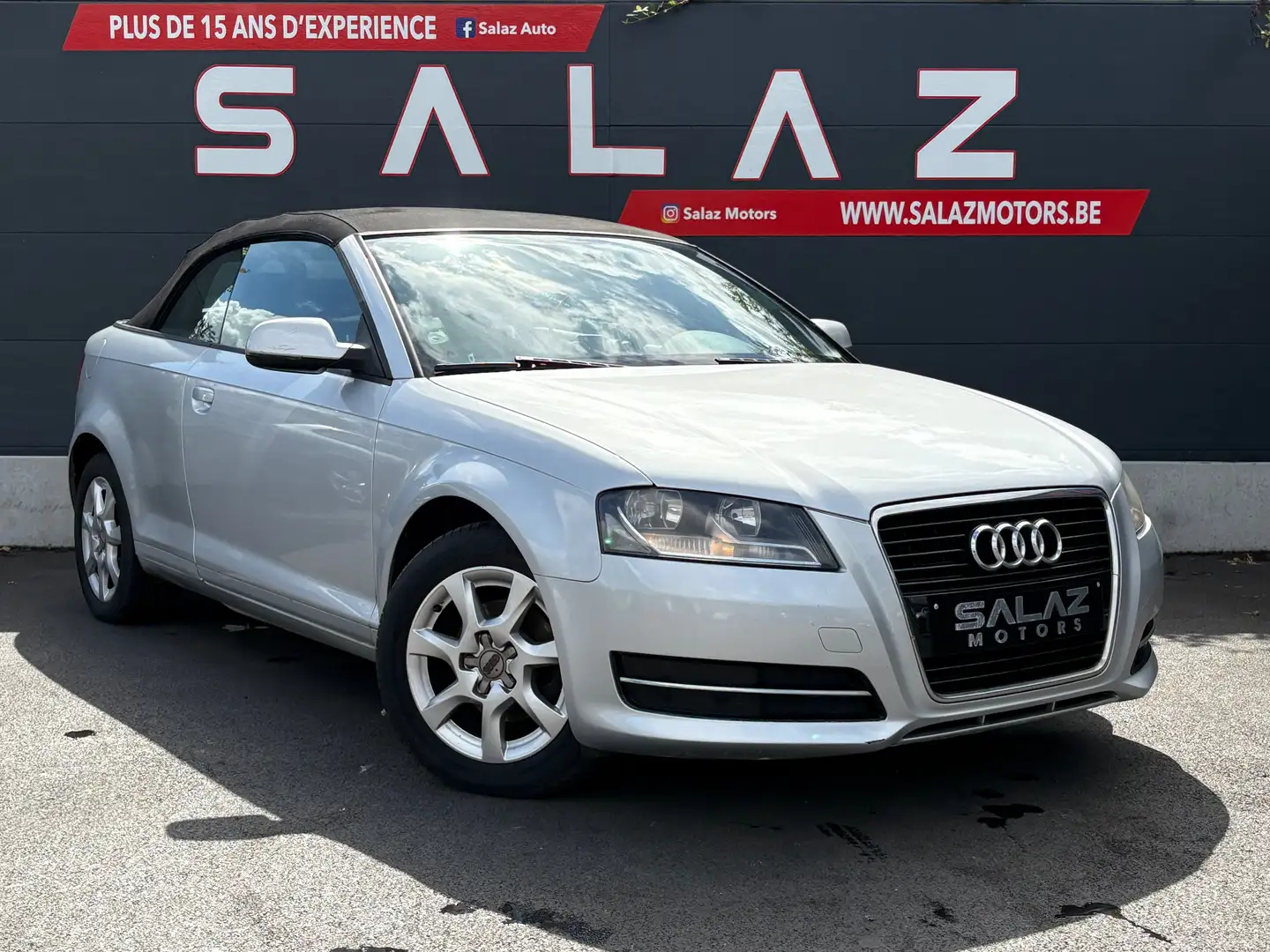 Audi A3 A3 Cabriolet 1.6 TDi Ambition/GARANTIE/EURO5 Grijs - 1