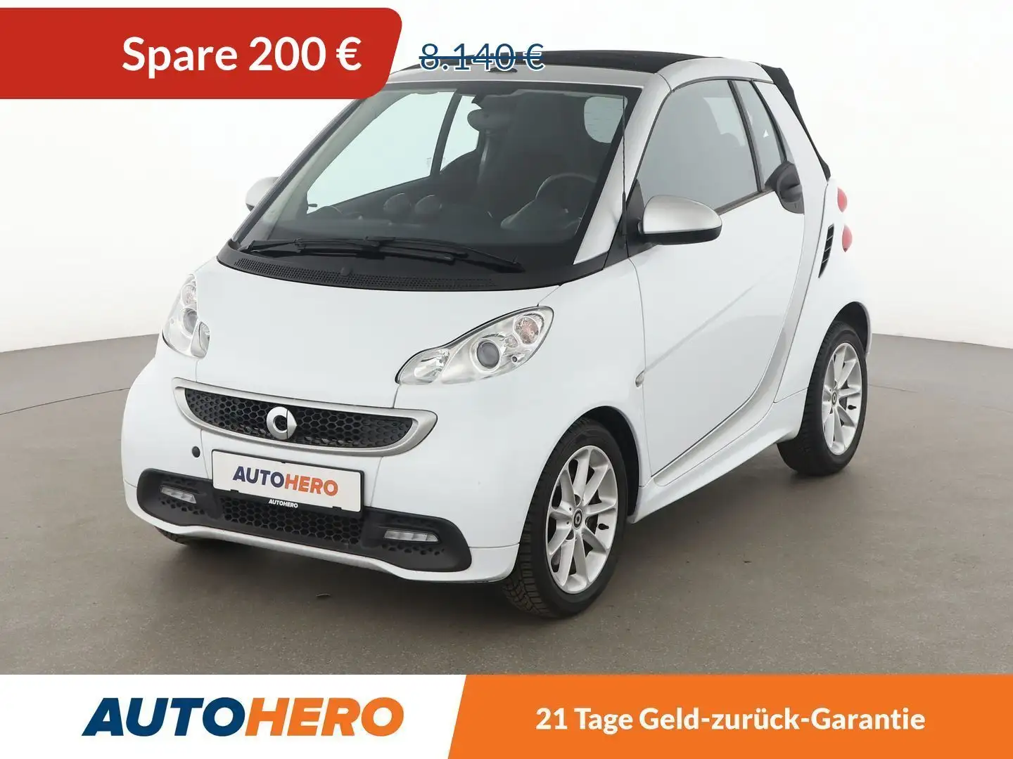 smart forTwo 1.0 Micro Hybrid Drive passion Aut.*NAVI*SHZ* Weiß - 1