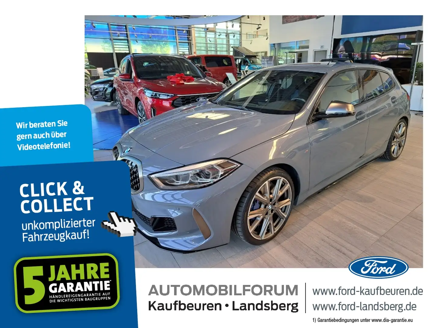 BMW 135 Mi xDrive LED AWD Pano Navi M KlimaA - 1