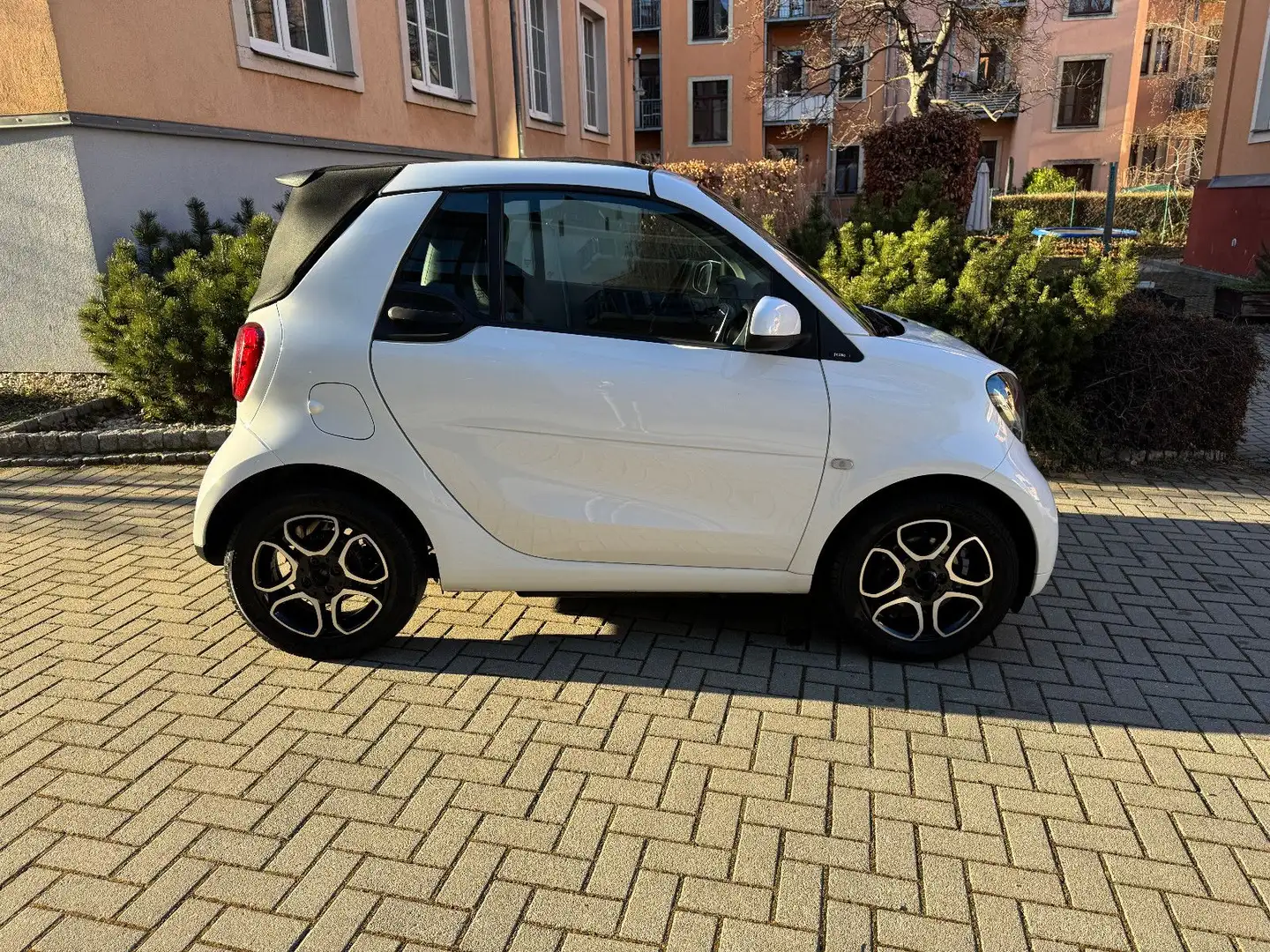 smart forTwo cabrio Prime/Kamera/Sitzhzg/Telefon/Leder Weiß - 2
